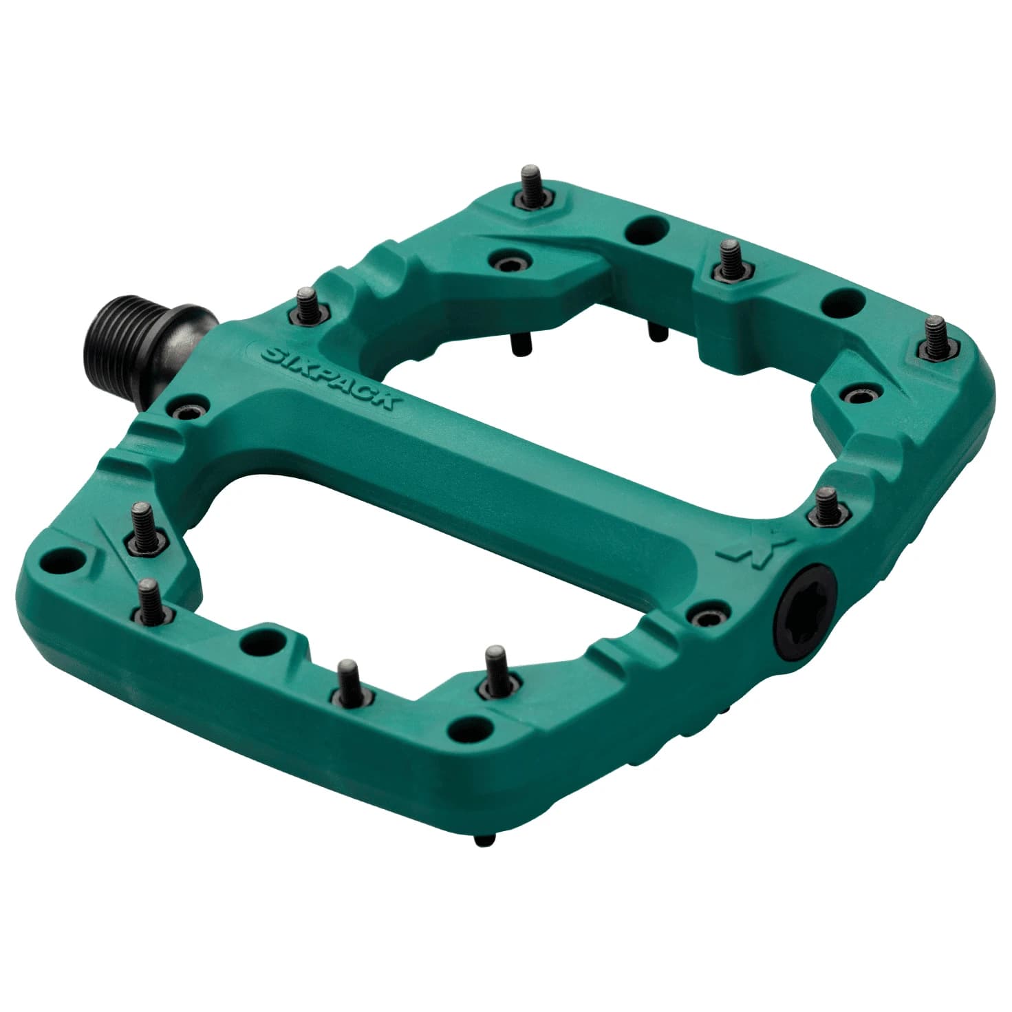 Платформен педал Sixpack racing Kamikaze PA Platform pedals - Pine Green