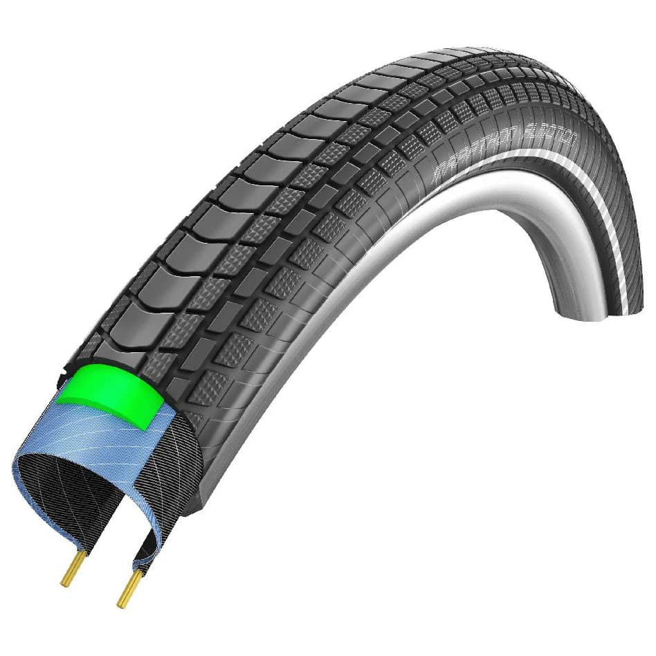 Велосипедна гума Schwalbe Marathon Almotion Evo 27,5'' (55-584) V-Guard Bicycle tire - Black Reflex