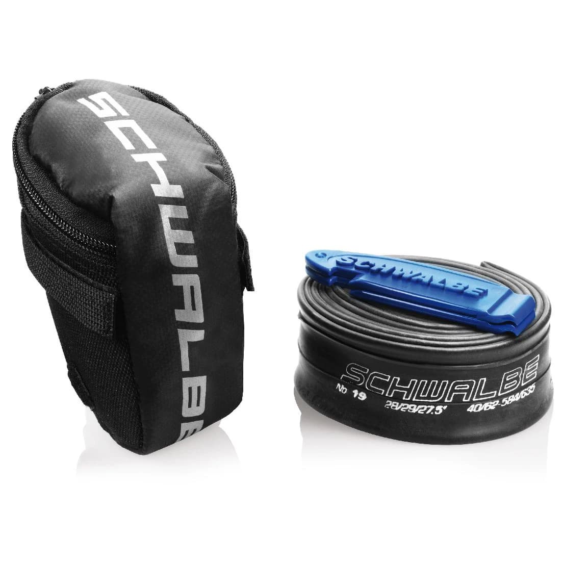 Вътрешна гума Schwalbe Saddle Bag incl. SV13 (26'') and Tire Levers Bike bag - Black