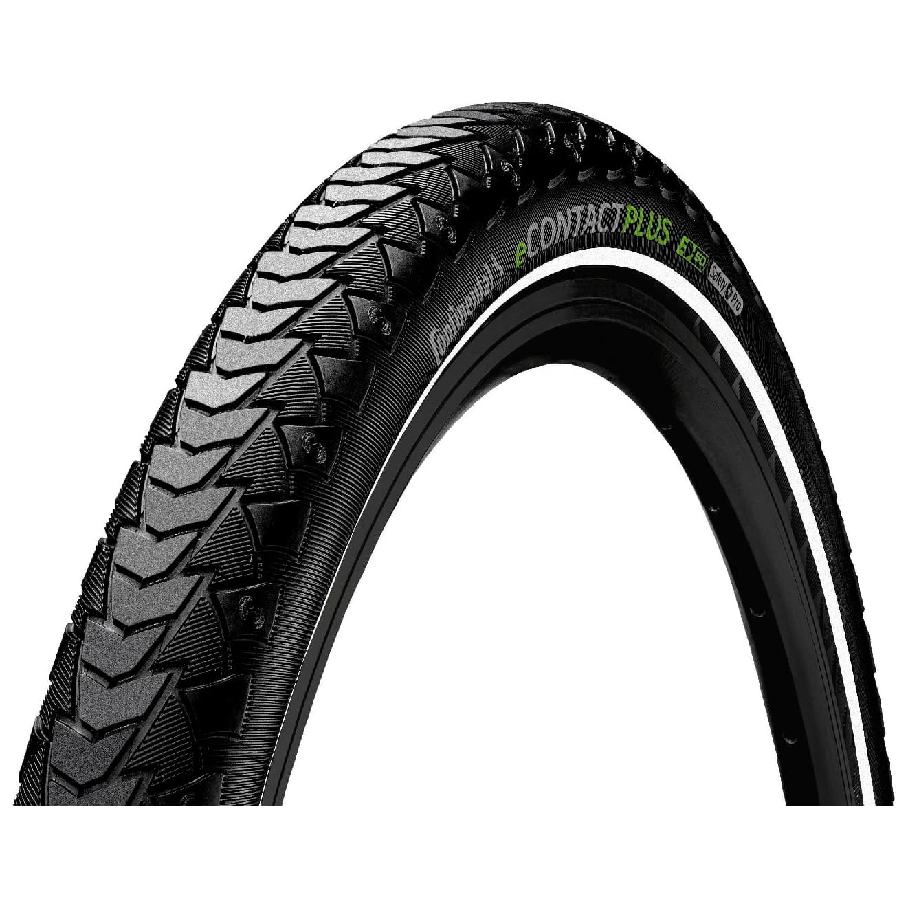 Велосипедна гума Continental eContact Plus 28'' (55-622) Reflex Wire Cyclocross tyre - Black / Black RX