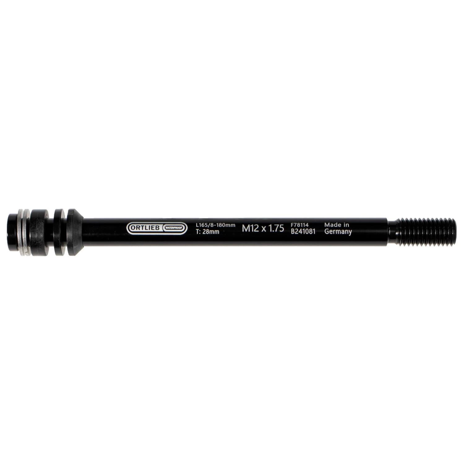 Заден багажник за колело Ortlieb Thru Axle M6-Connector - Black