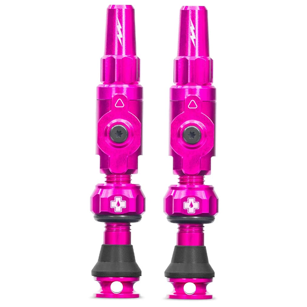 Аксесоар за безкамерен гума Muc Off Tubeless Valves Big Bore Lite Bicycle valve - Pink