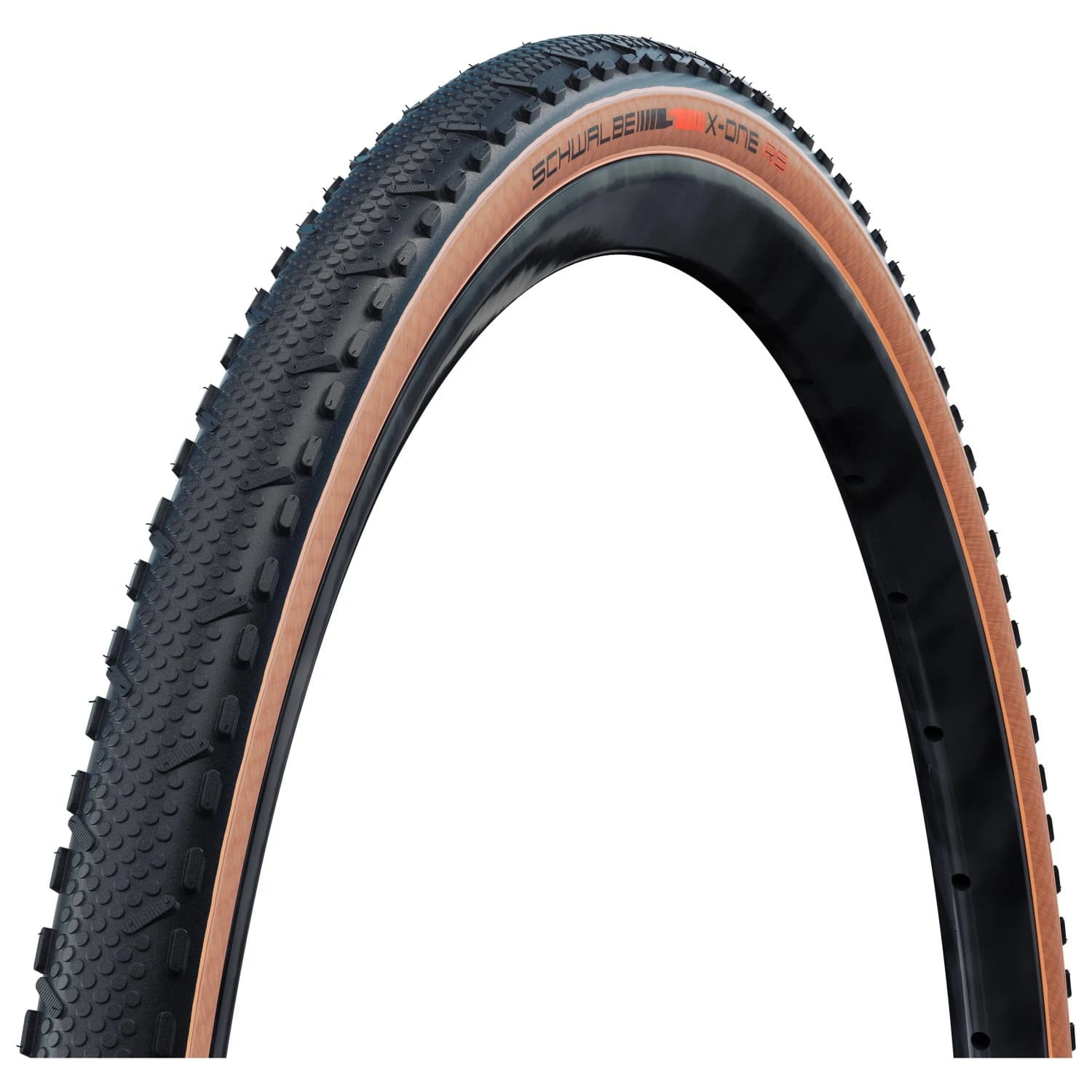 Велосипедна гума Schwalbe X-One RS Evo 28'' (33-622) SR V-G TLE Bicycle tire - Transparent Sidewall