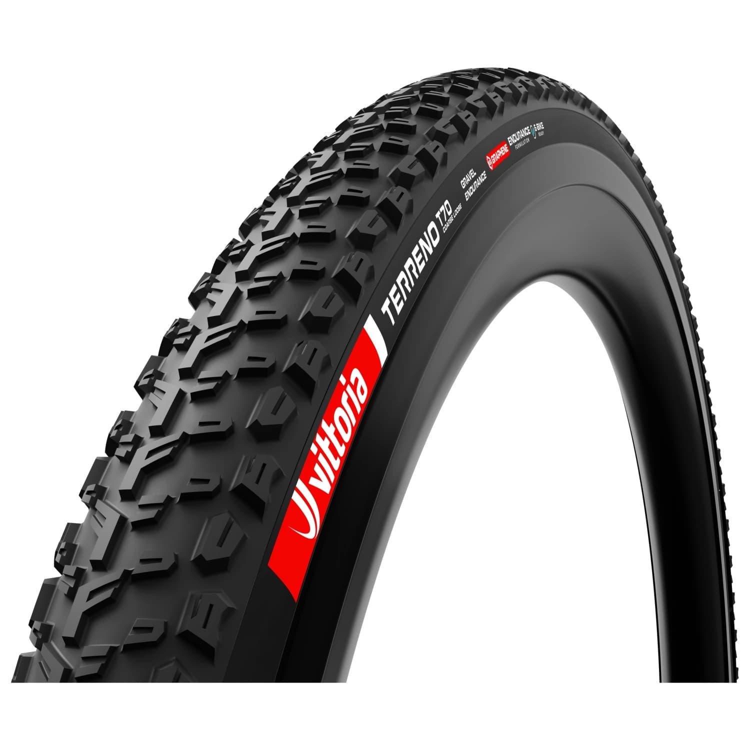 Гума за шосейно колоездене Vittoria Terreno T70 Coarse L. GRV End. 28''(45-622) Fdb. Bicycle tire - Black / Black
