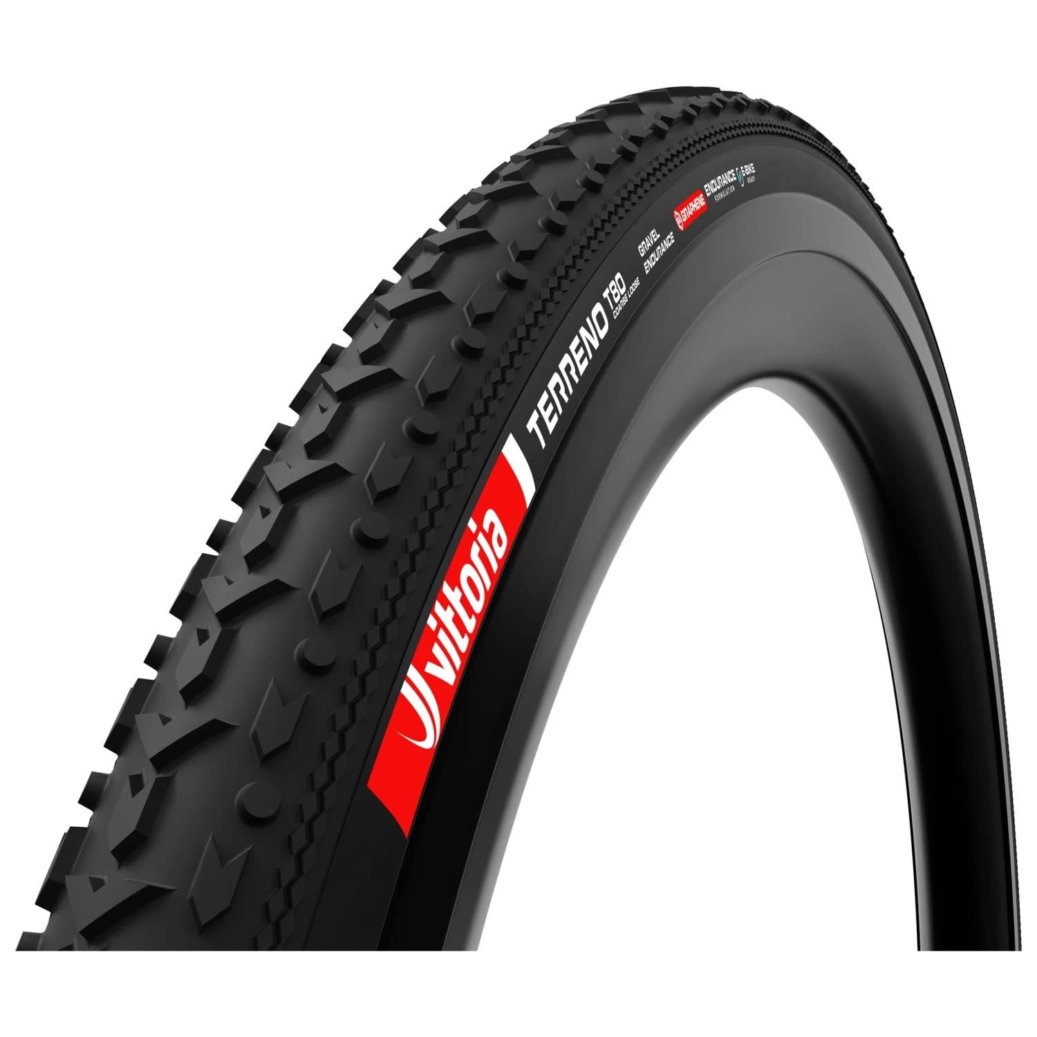 Гума за шосейно колоездене Vittoria Terreno T80 Coarse L. GRV End. 28''(45-622) Fdb. Bicycle tire - Black / Black
