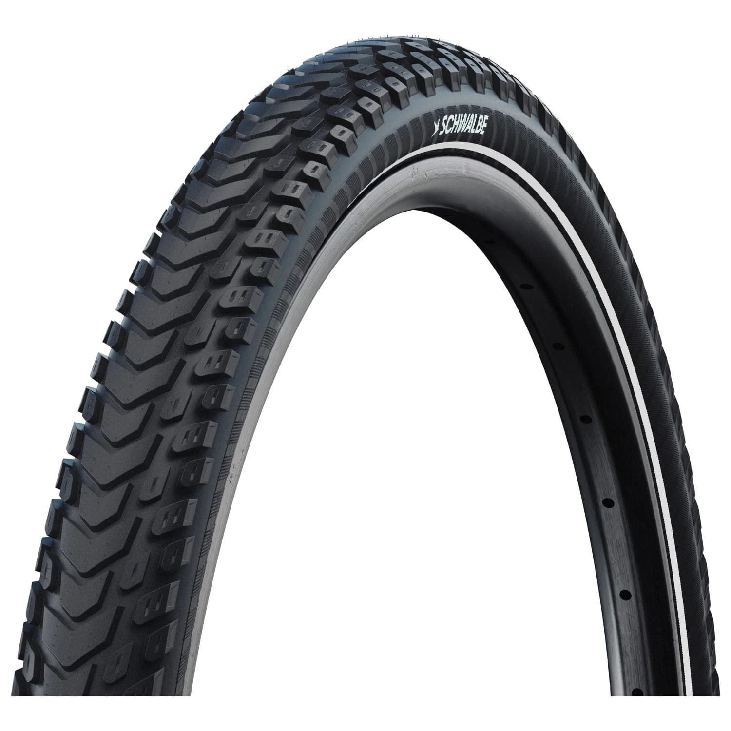Велосипедна гума Schwalbe Marathon Mondial Pro Evolution Line V-Guard 28'' (57-622) Bicycle tire - Black / Reflex