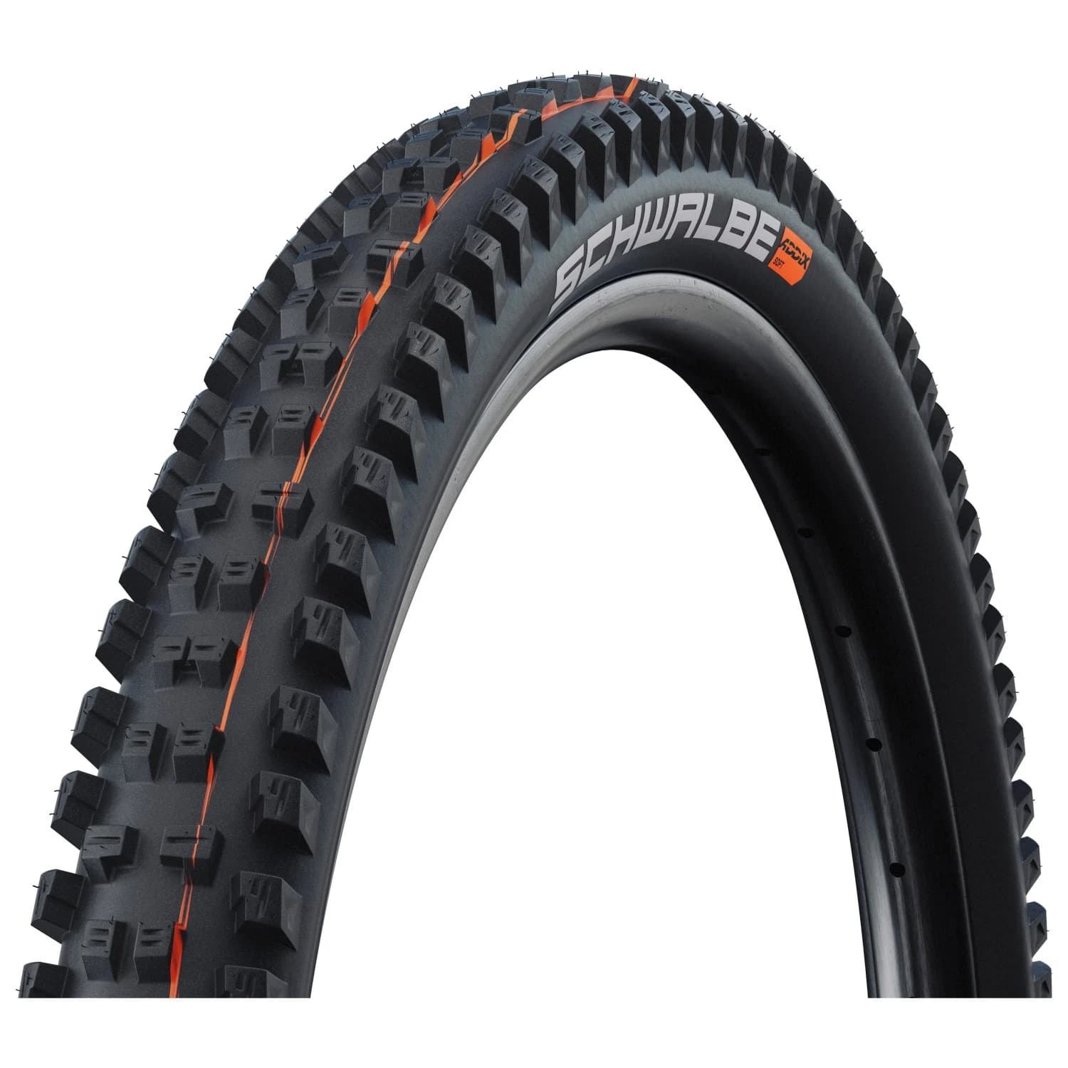 Гума за планинско колоездене Schwalbe Tacky Chan Evolution Line Soft Super Gravity 29'' (62-622) Bicycle tire - Black