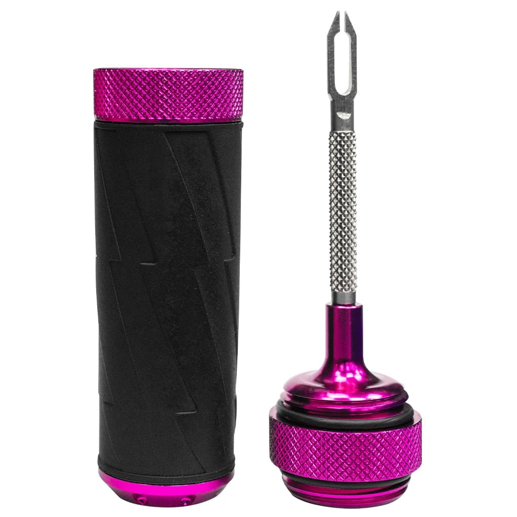 Аксесоар за безкамерен гума Muc off Puncture Plug Tool Repair kit - Pink