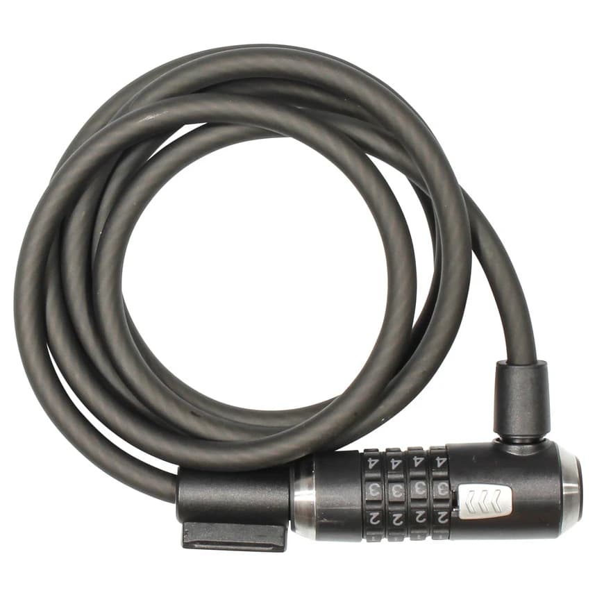 Кабелен катинар Kryptonite Kryptoflex 1218 Combo Cable Bike lock - Black