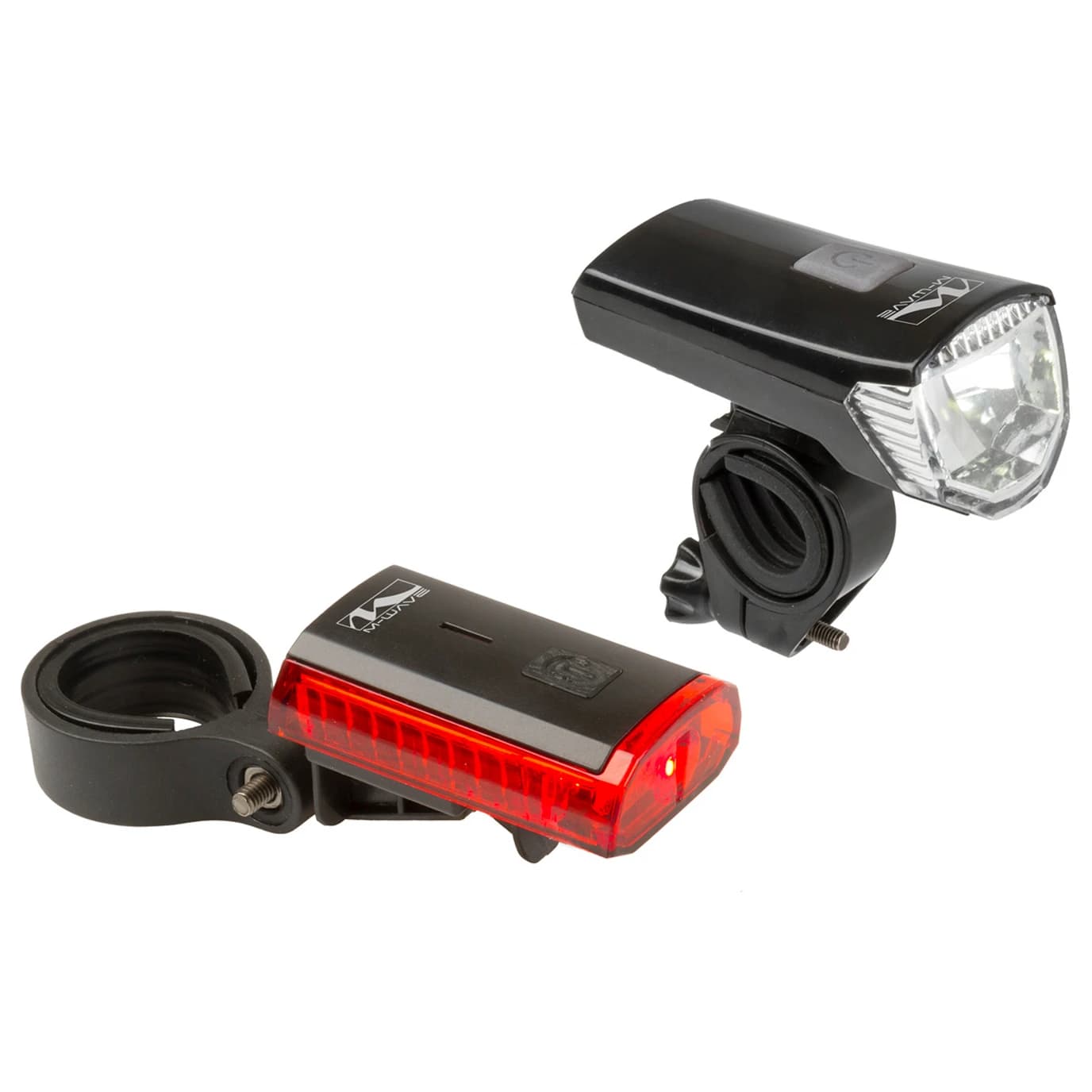 Велосипедна светлина M-wave Atlas K 11 USB Set Bike light set - Black
