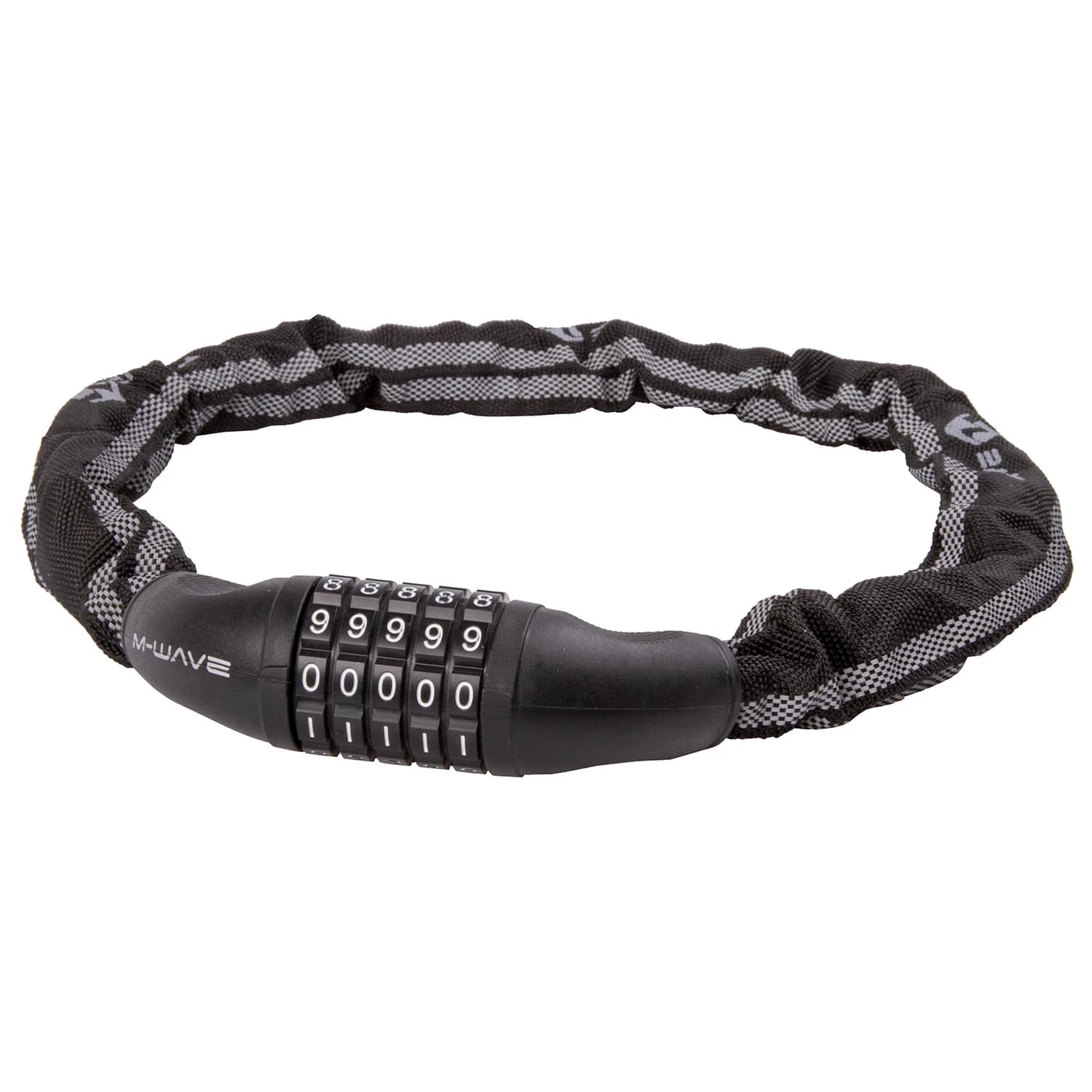 Верижен катинар M-wave Zahlen-Kettenschloss D 6.8,5 Illu Bike lock - Black