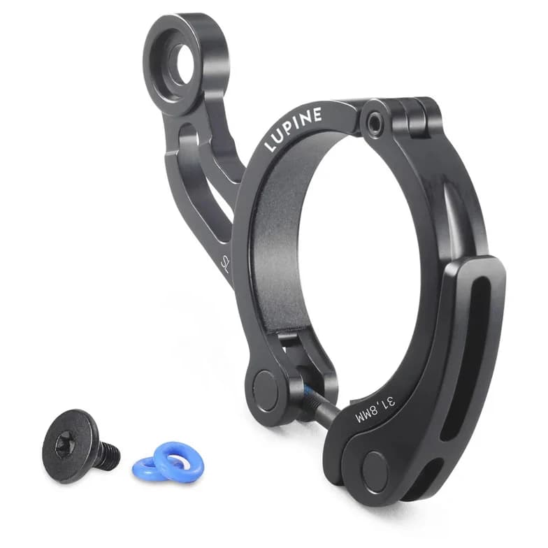 Аксесоар за велосипеден светлини Lupine SL AF Schnellspanner 31.8 mm Mounting bracket - Black