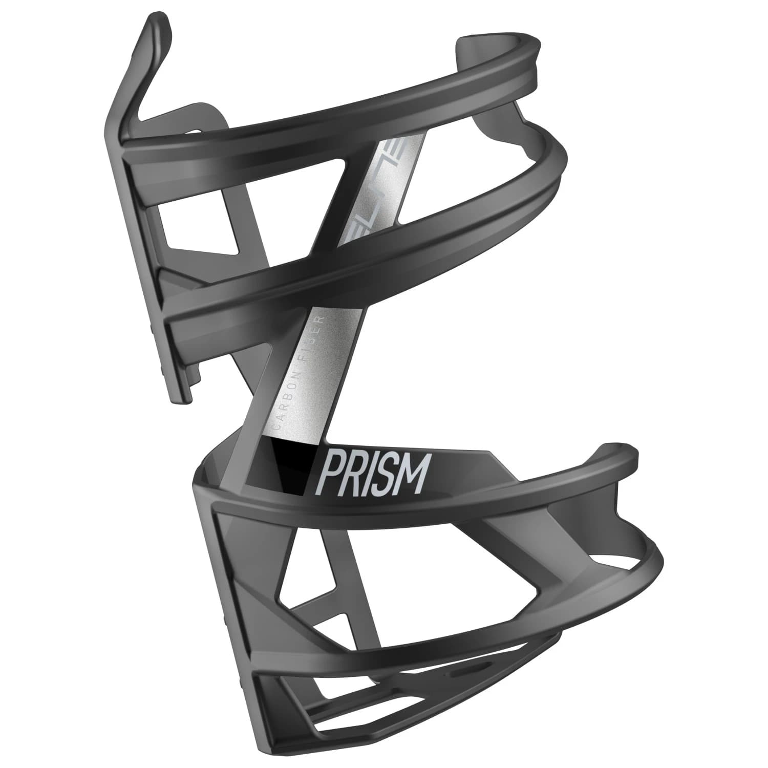 Поставка за бутилка Elite Prism Right Carbon Bottle holders - Schwarz / Schwarz