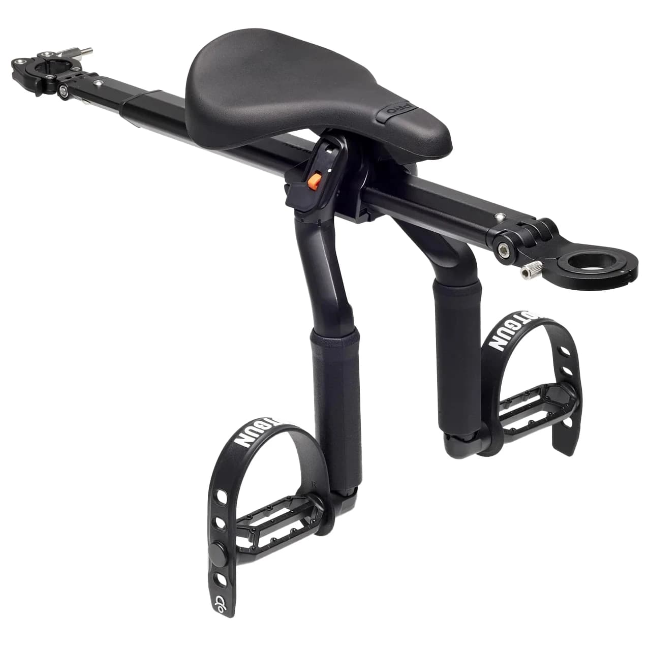 Детски велосипеден аксесоар Kids ride shotgun Pro 2.0 MTB Front Kindersitz Child Bike Seat - Black
