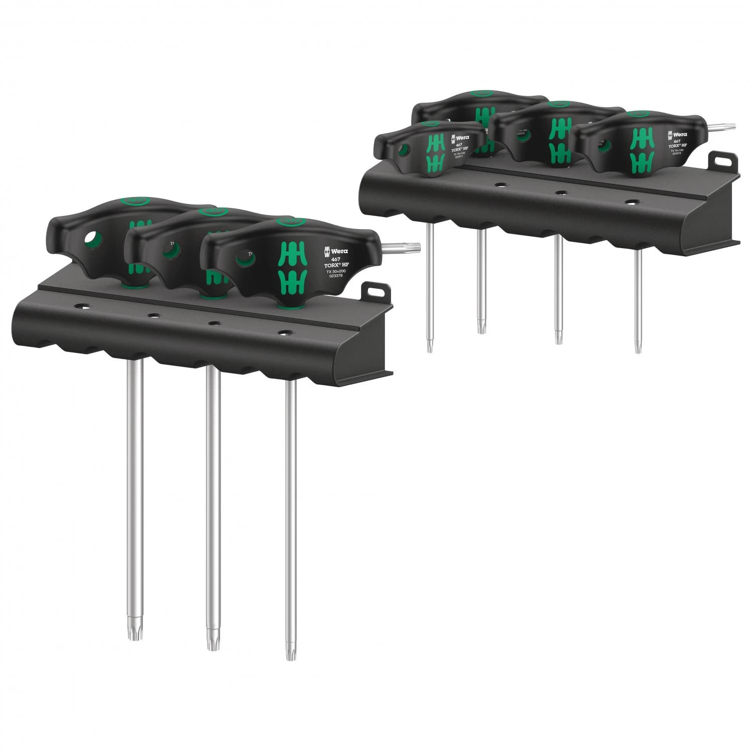 Комплект Wera 467/7 HF Set 1 Bike tool - Black / Green