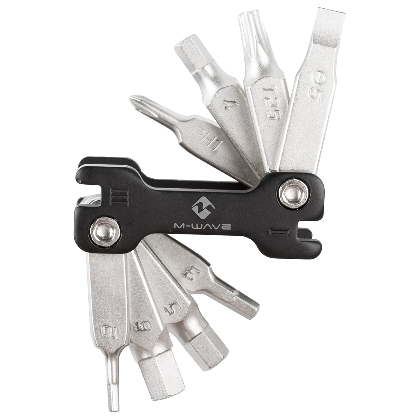 Инструмент за велосипед M-wave Little 12 Mini Folding Tool Bike tool - Black / Silver