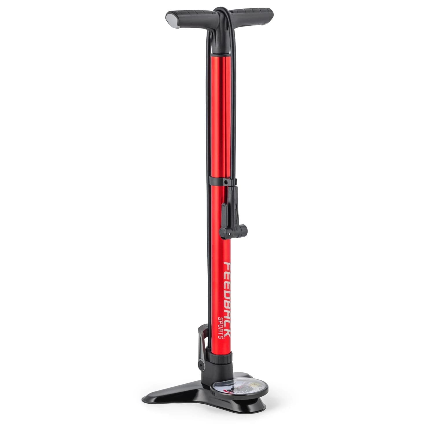 Инструмент за велосипед Feedback sports Pneuma CC Floor Pump Upright pump - Red / Black
