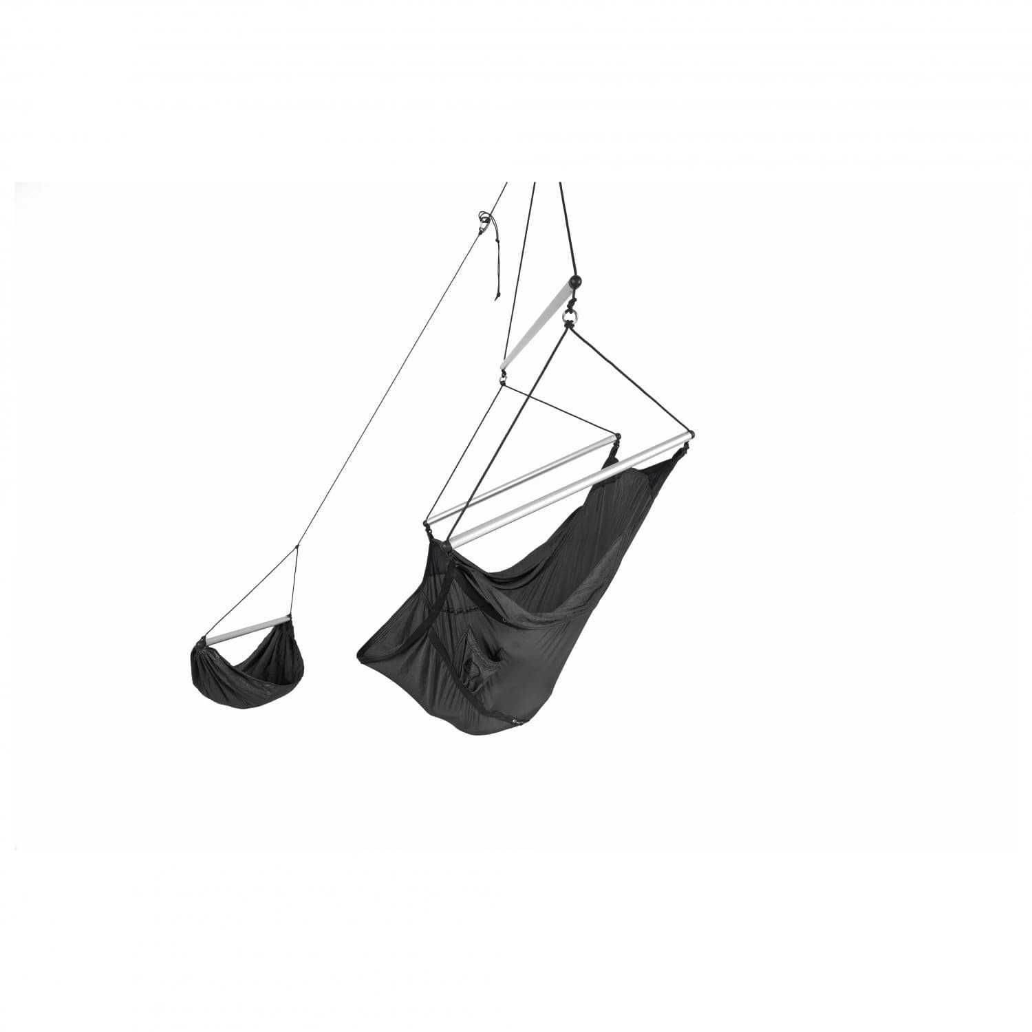 Къмпинг стол Ticket to the moon Moon Chair Hammock - Black