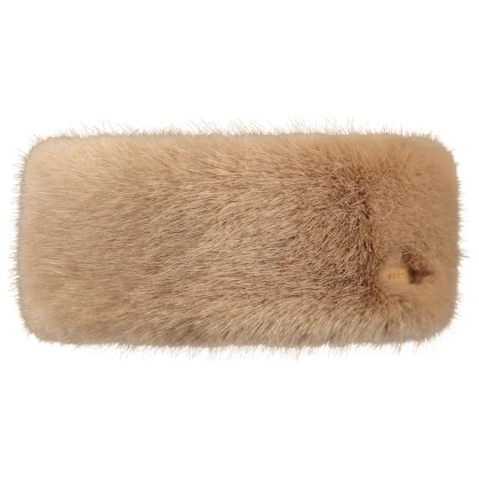 Лента за глава Barts Women's Fur Headband - Light Brown