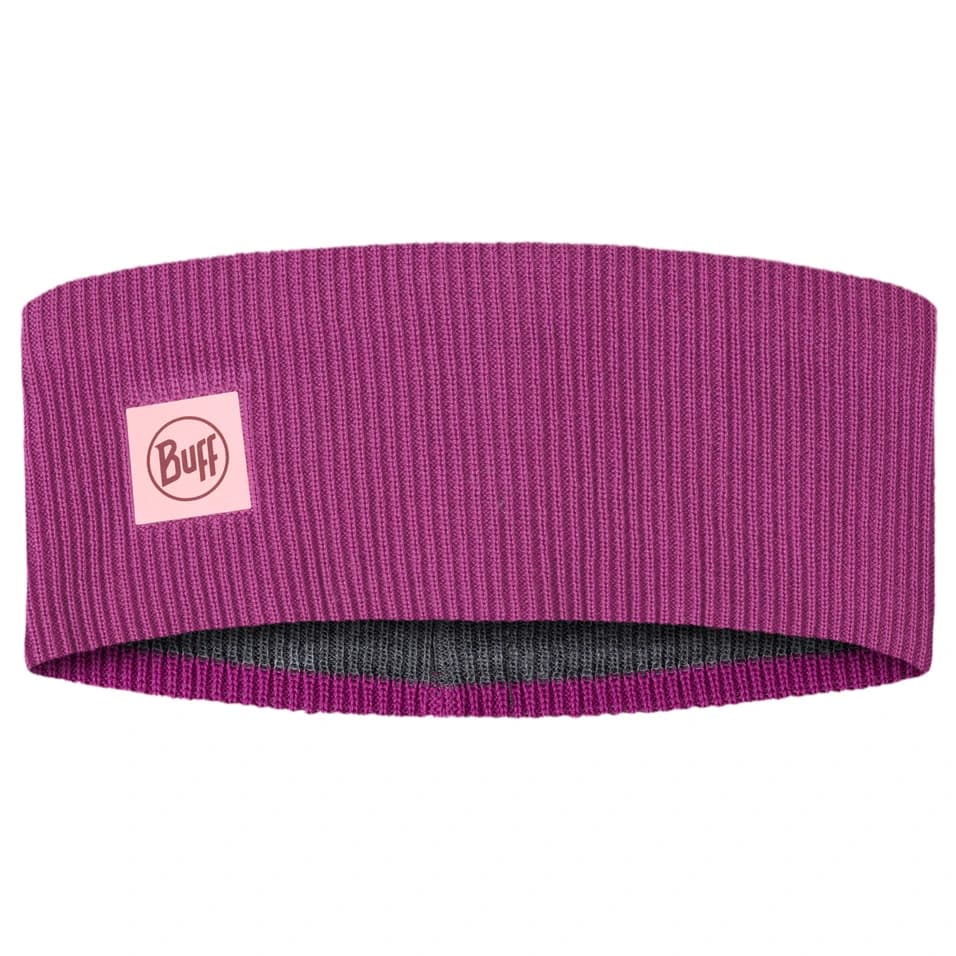 Лента за глава Buff Crossknit Headband - Solid Orchid