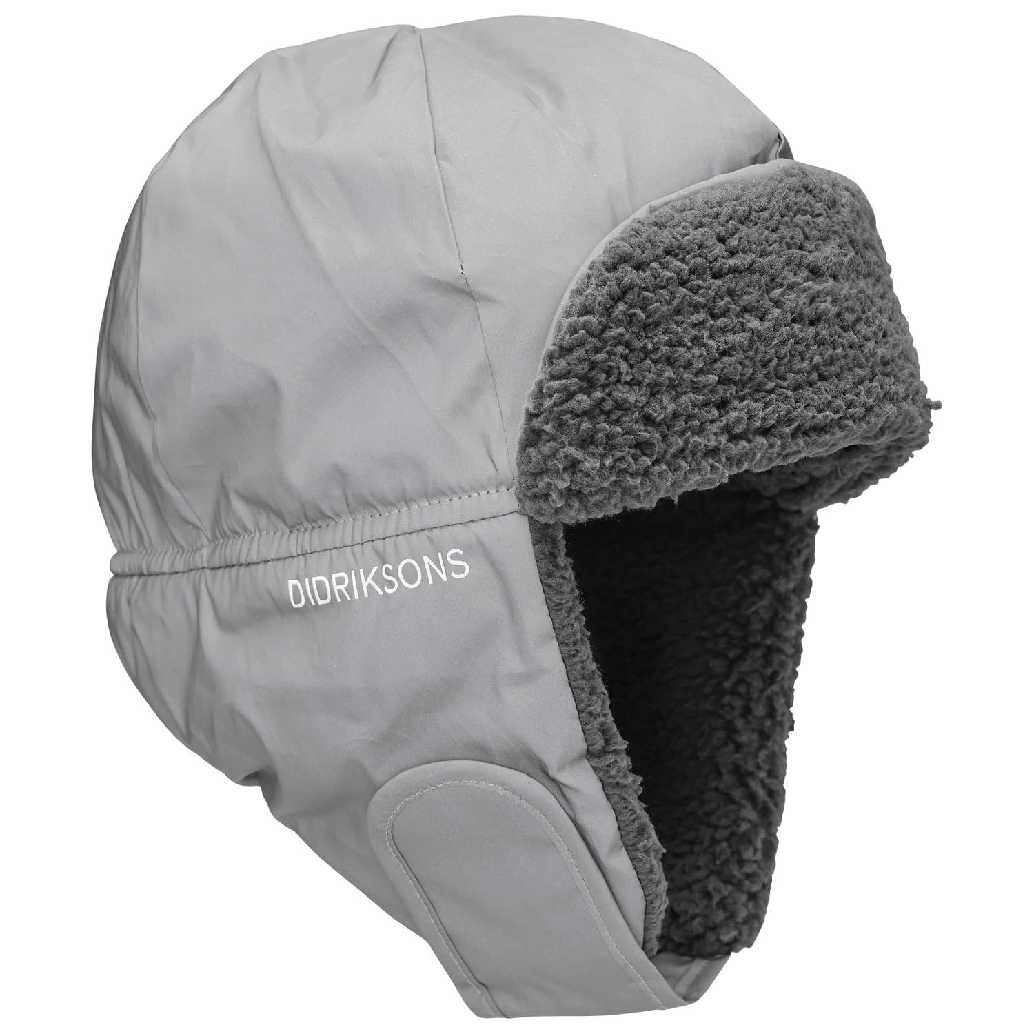 Детска зимна шапка (beanie) Didriksons Kid's Biggles Reflective Cap Beanie - Silver