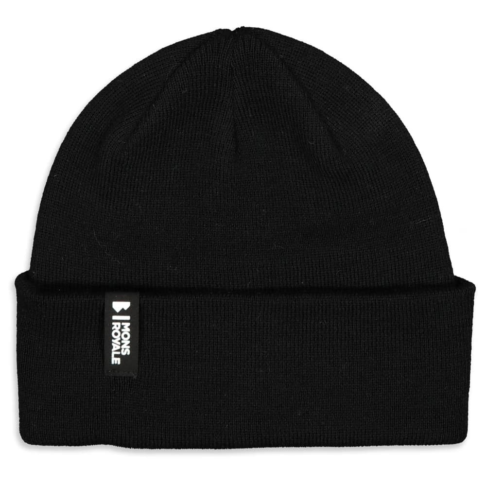 Зимна шапка (beanie) Mons royale McCloud Merino Beanie - Black