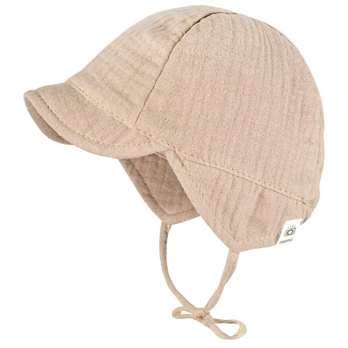 Шапка с козирка maximo Baby's Schildmütze m. Ohrenschutz Cap - Beige Melange