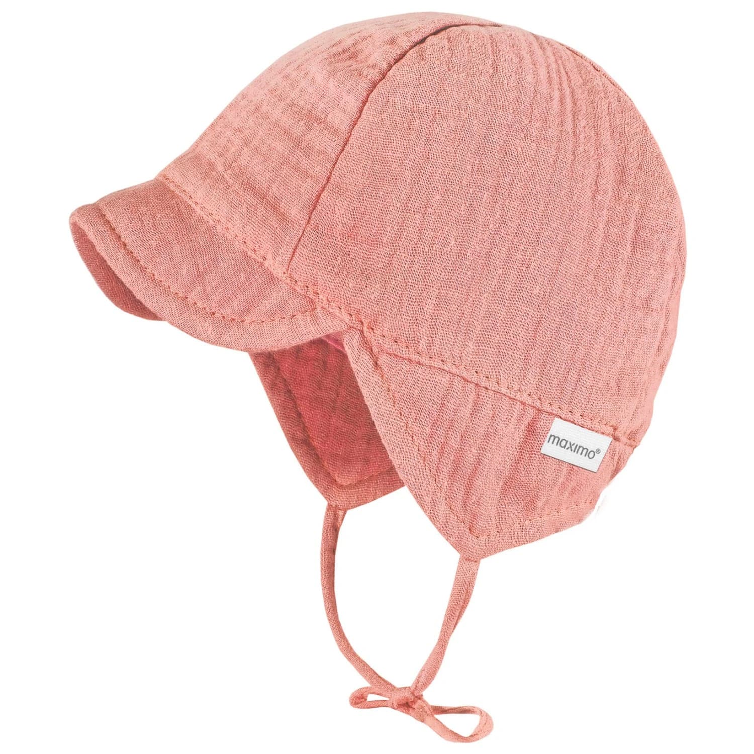 Шапка с козирка maximo Baby's Schildmütze m. Ohrenschutz Cap - Altrosa