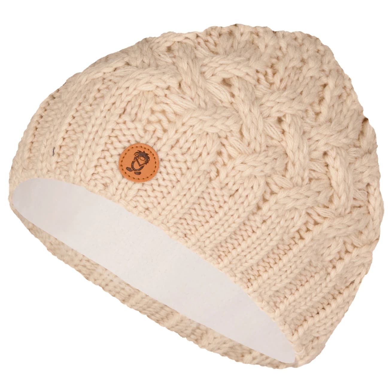 Детска зимна шапка (beanie) Trollkids Girl's Rauland Cap Beanie - Sandstone