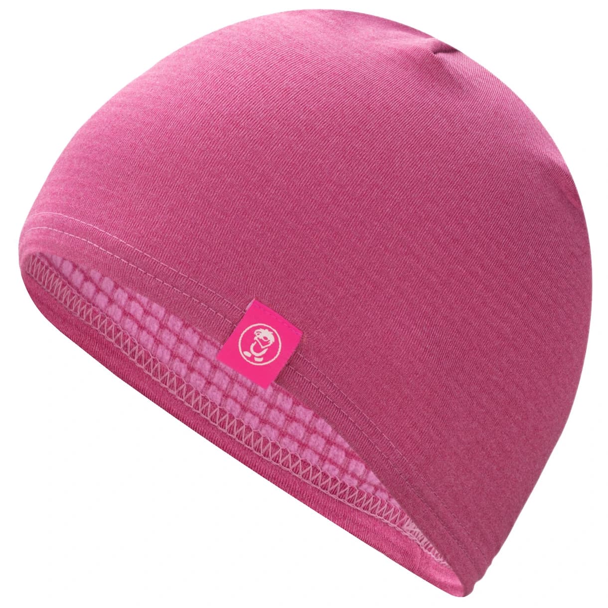 Детска зимна шапка (beanie) Trollkids Kid's Light Fleece Beanie - Bright Berry