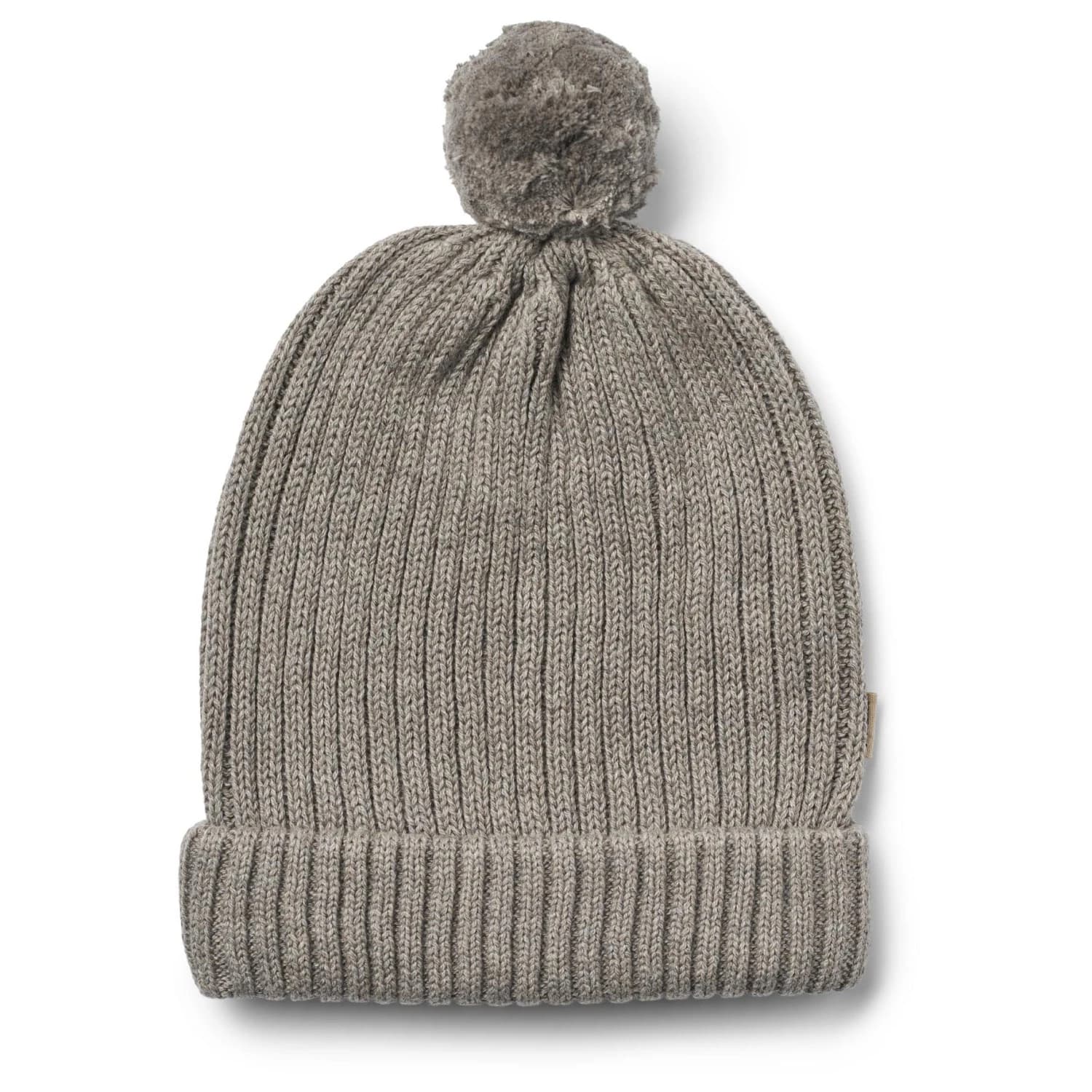Детска зимна шапка (beanie) Wheat Kid's Knitted Hat Alphie Beanie - Warm Grey Melange
