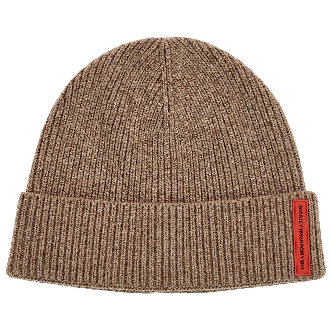 Зимна шапка (beanie) The mountain studio Cashmere Mix Rib Beanie - Brindle