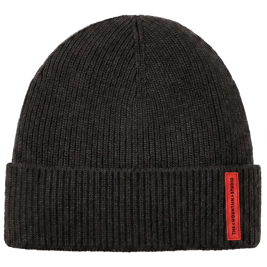 Зимна шапка (beanie) The mountain studio Cashmere Mix Rib Beanie - Peat