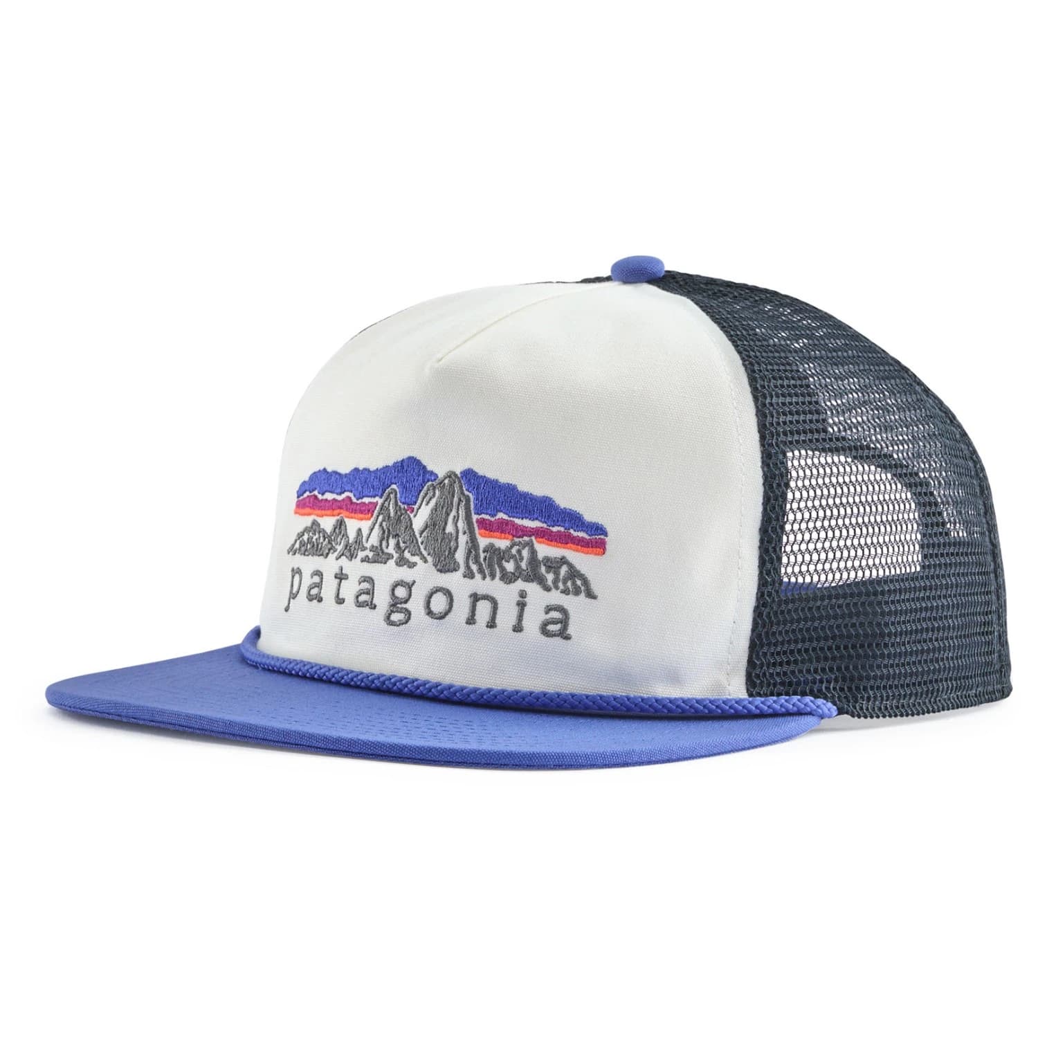 Шапка с козирка Patagonia Airfarer Cap - Fitz Roy Foothills: White