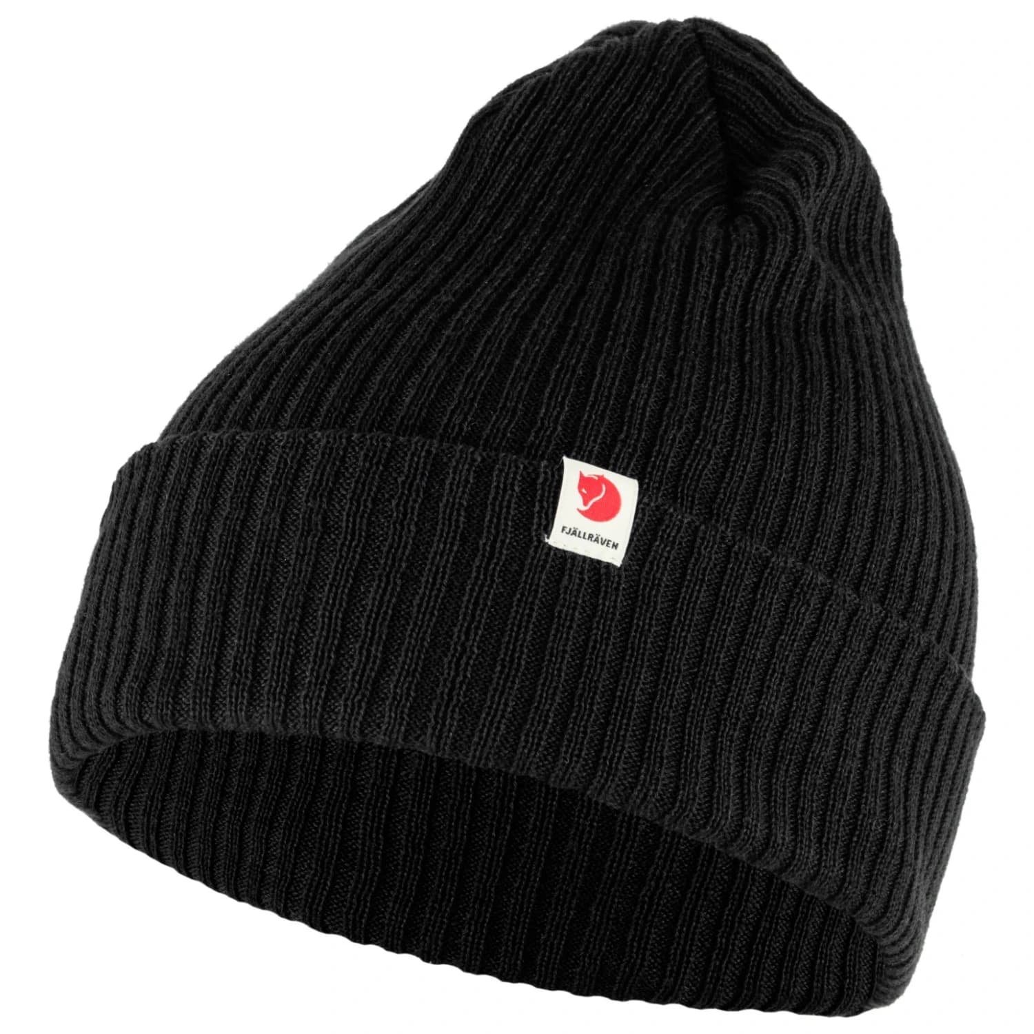 Зимна шапка (beanie) Fjällräven Fjällräven Rib Hat Beanie - Black