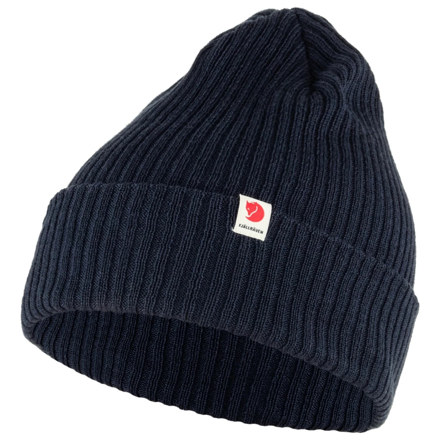 Зимна шапка (beanie) Fjällräven Fjällräven Rib Hat Beanie - Dark Navy