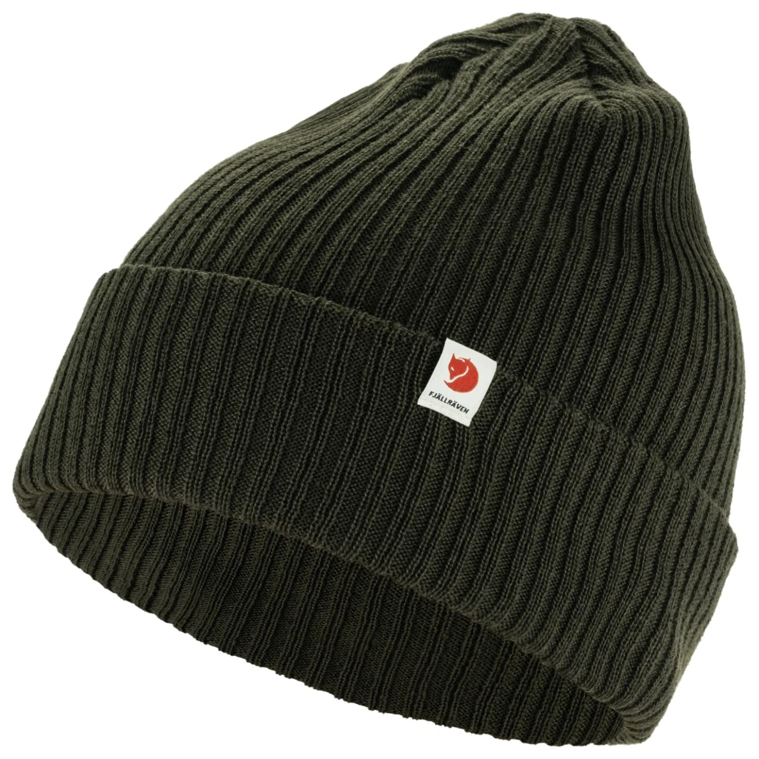 Зимна шапка (beanie) Fjällräven Fjällräven Rib Hat Beanie - Deep Forest