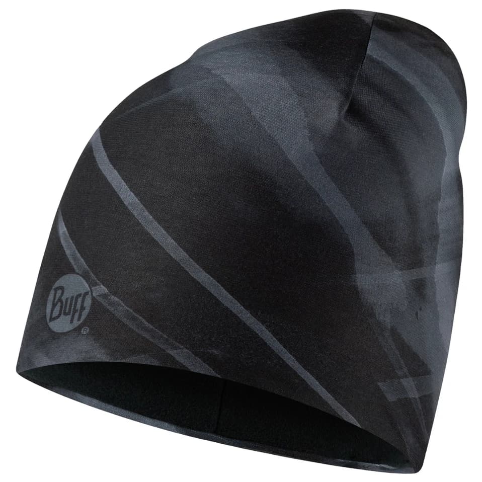 Зимна шапка (beanie) Buff Polar & EcoStretch Beanie - Raft Black / Grey