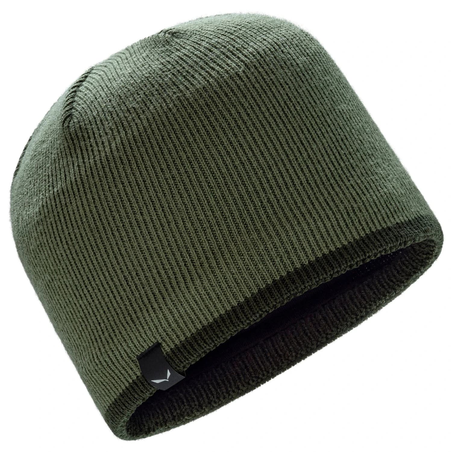 Детска зимна шапка (beanie) Salewa Kid's Merino Beanie - Faded Green / 5280