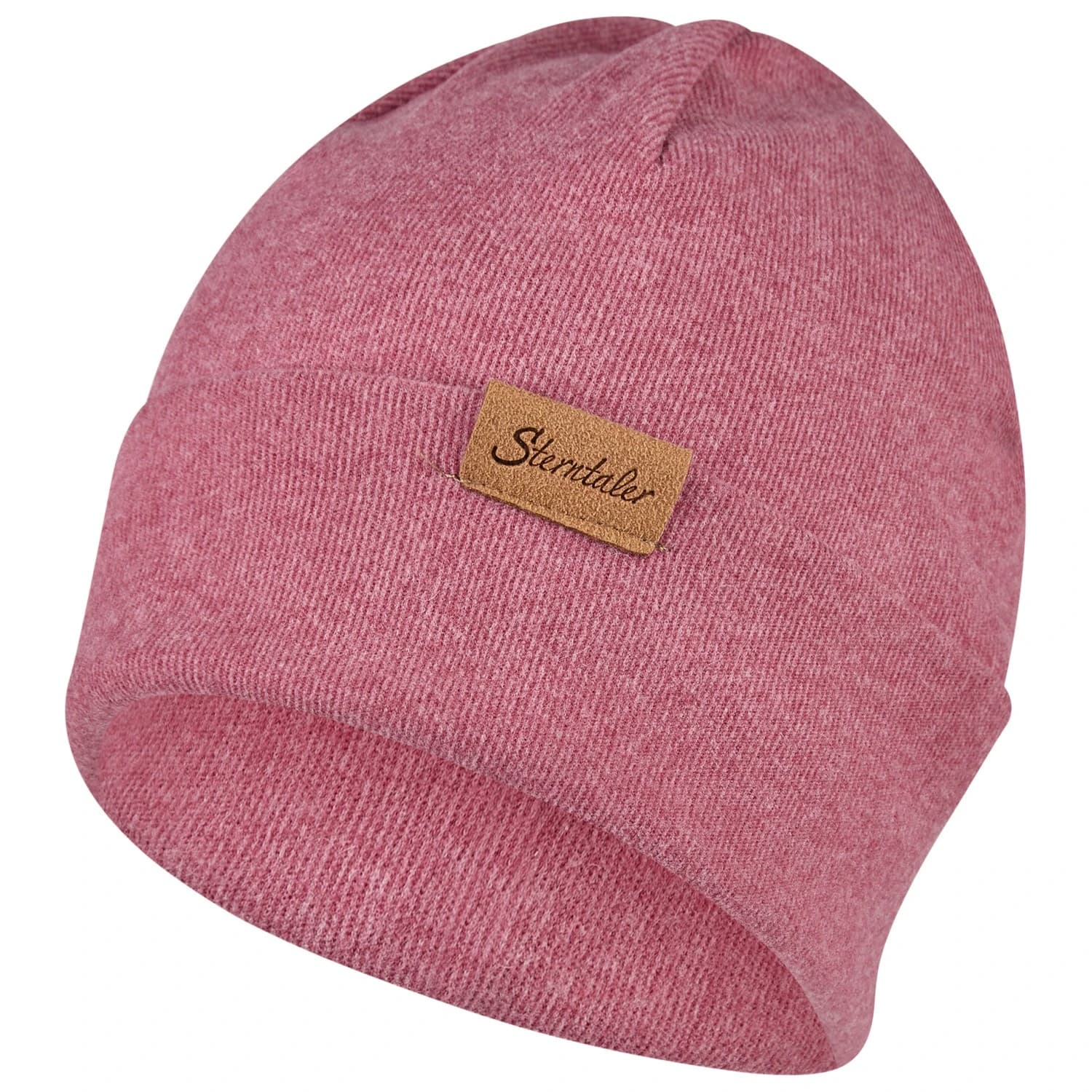 Детска зимна шапка (beanie) Sterntaler Kid's Turn-up Beanie - Beerenrosa
