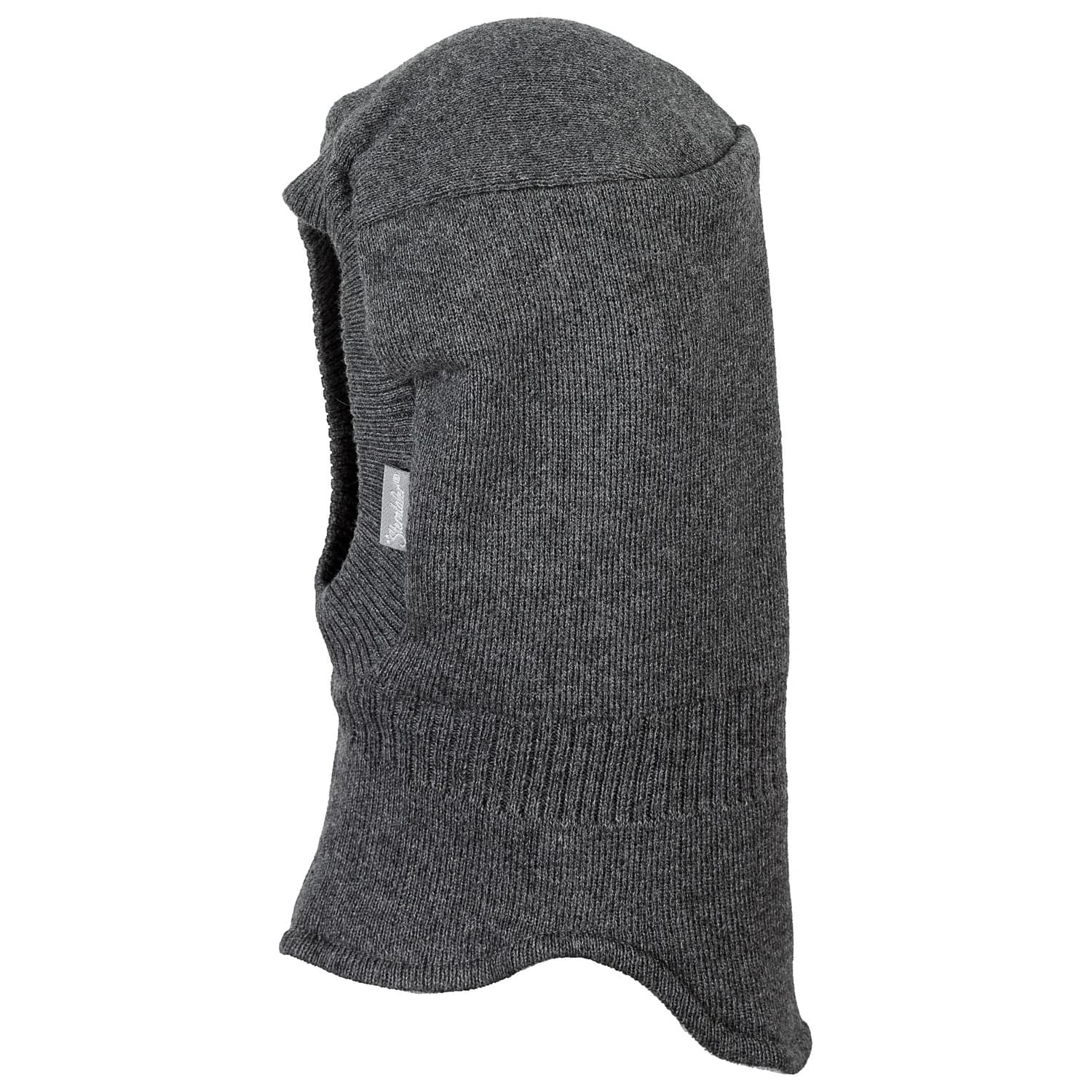 Детска балаклава Sterntaler Kid's Reversible Knitted Beanie Balaclava - Anthrazit Melange