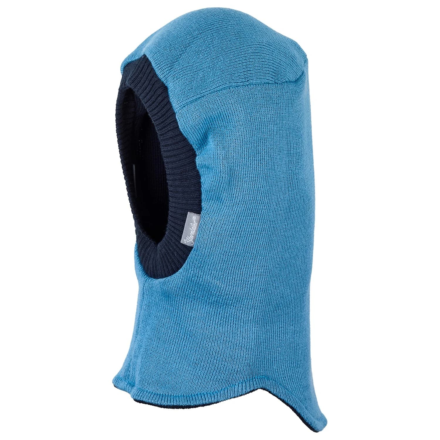 Детска балаклава Sterntaler Kid's Reversible Knitted Beanie Balaclava - Marine