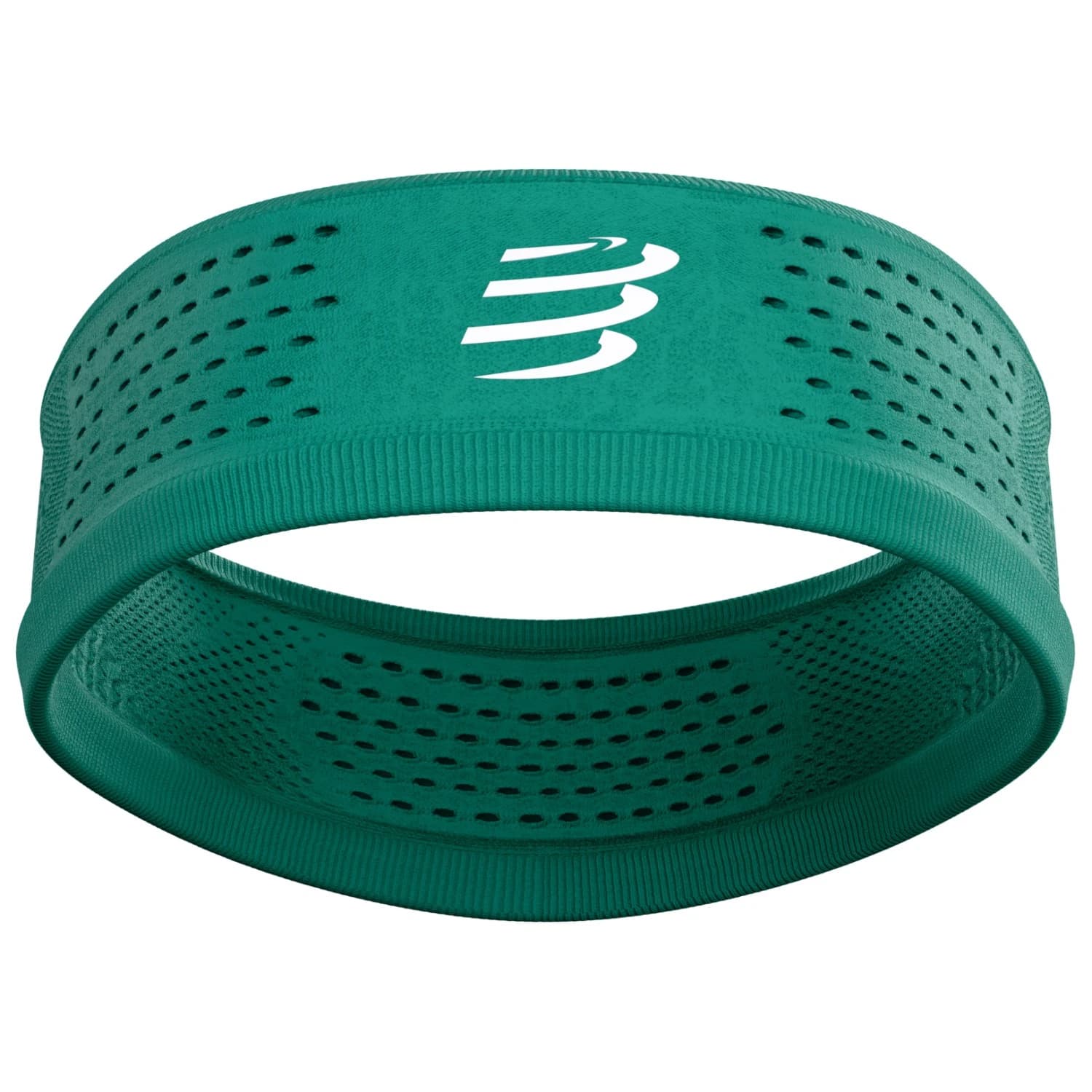 Лента за глава Compressport Thin Headband On/Off Headband - Shady Glade / White