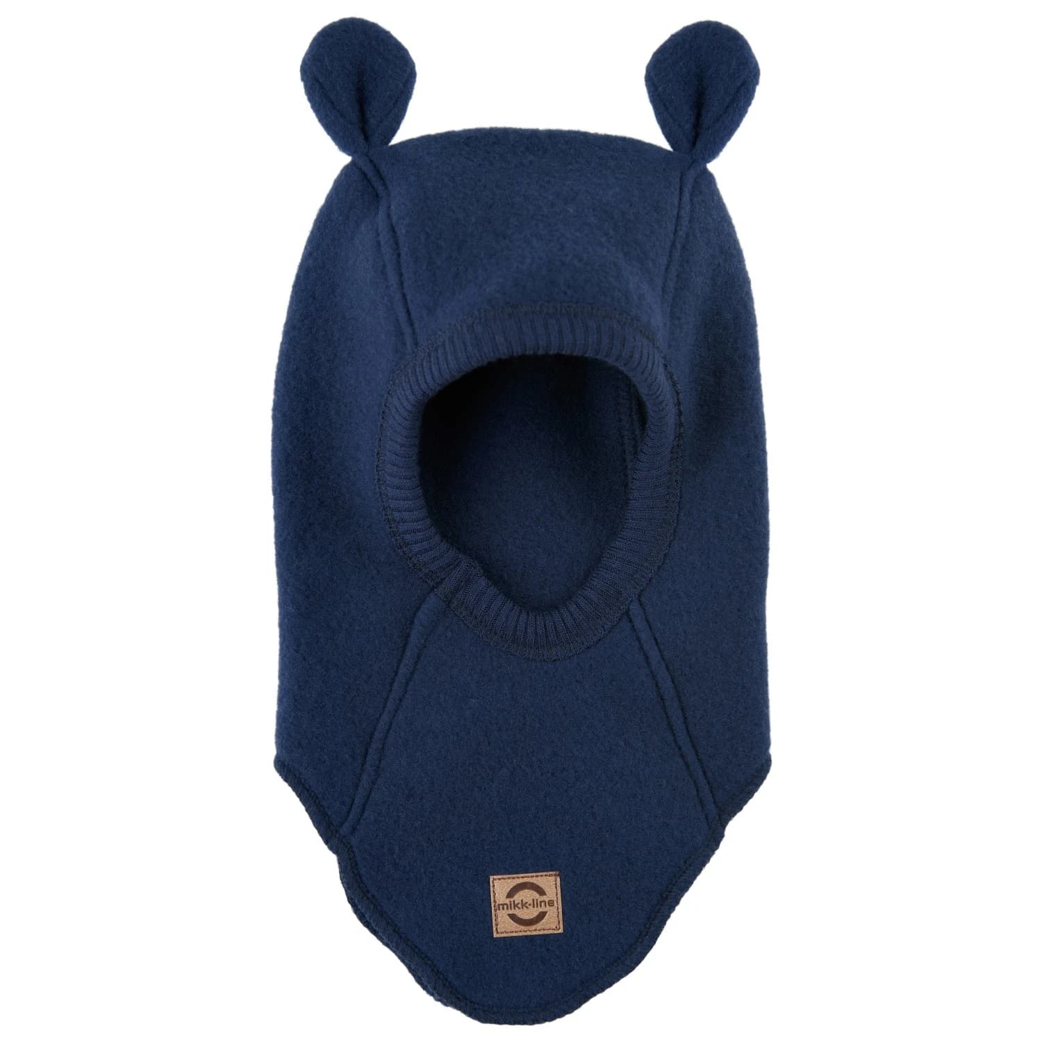 Детска зимна шапка (beanie) Mikk-Line Kid's Wool Fullface with Ears Beanie - Blue Nights