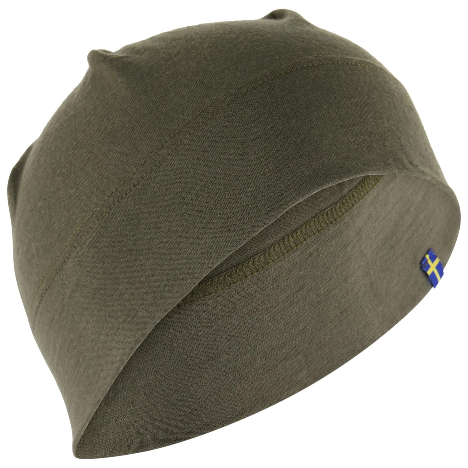 Мериносово термобельо Stoic Merino180 BengtSt. Hat double Beanie - Olive Green