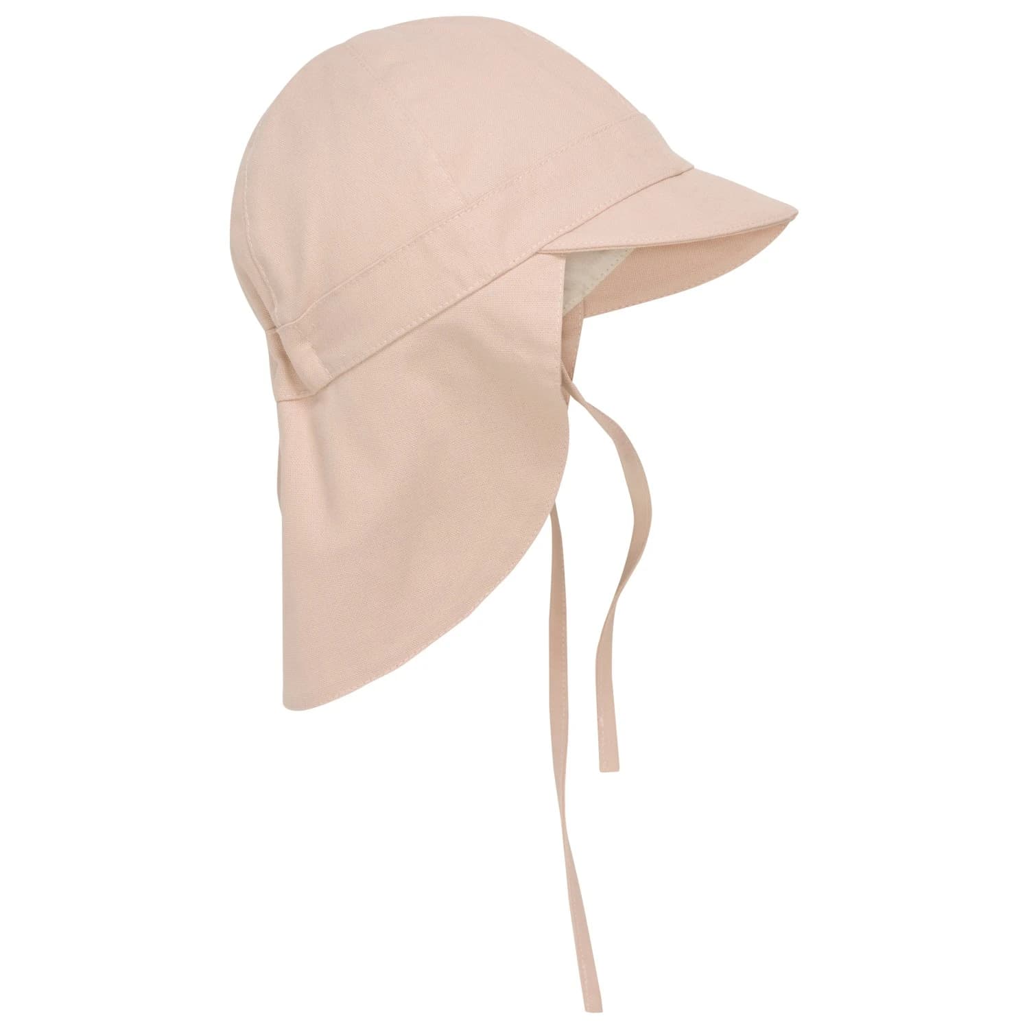 Детска шапка Huttelihut Kid's Summer Hat UV20 with Neck Shade Hat - Mahogany Rose