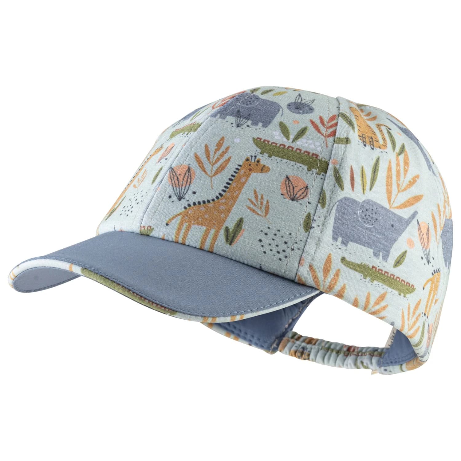 Детска шапка с козирка Sterntaler Kids' Baseball Cap Safari Cap - Eisgrün