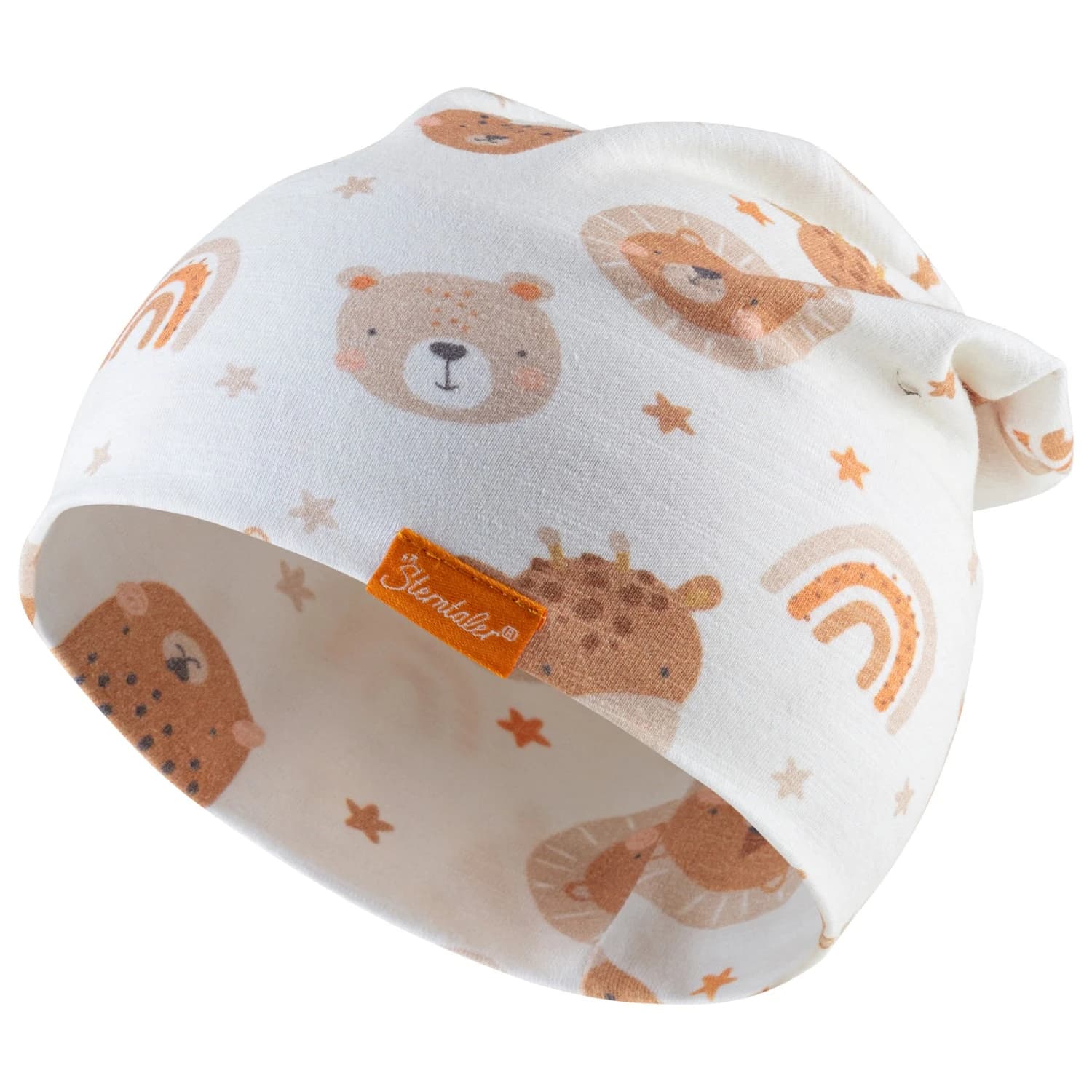 Детска зимна шапка (beanie) Sterntaler Kid's Beanie Tiergesicht Beanie - Lichtgrau