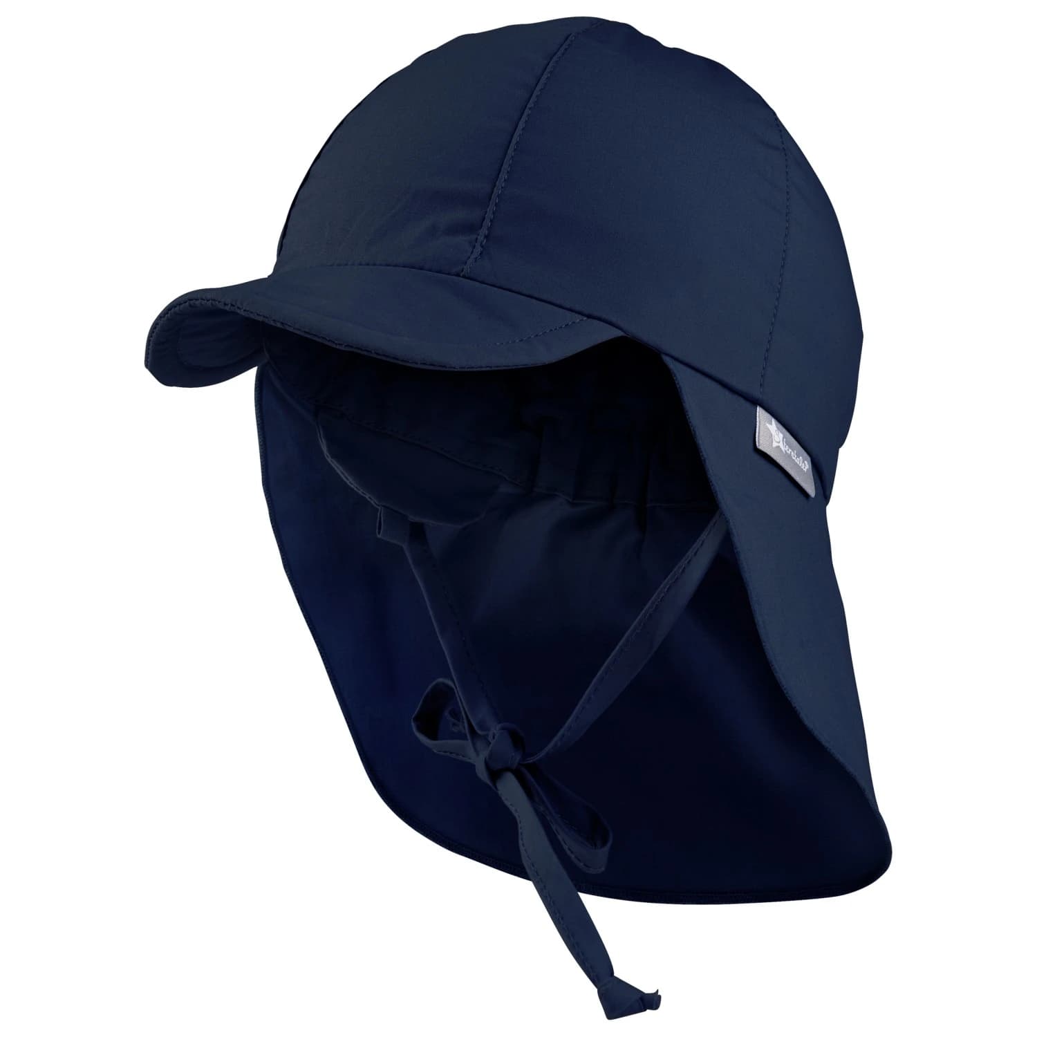 Детска шапка с козирка Sterntaler Kids' Peaked Cap with Neck Flap Cap - Marine