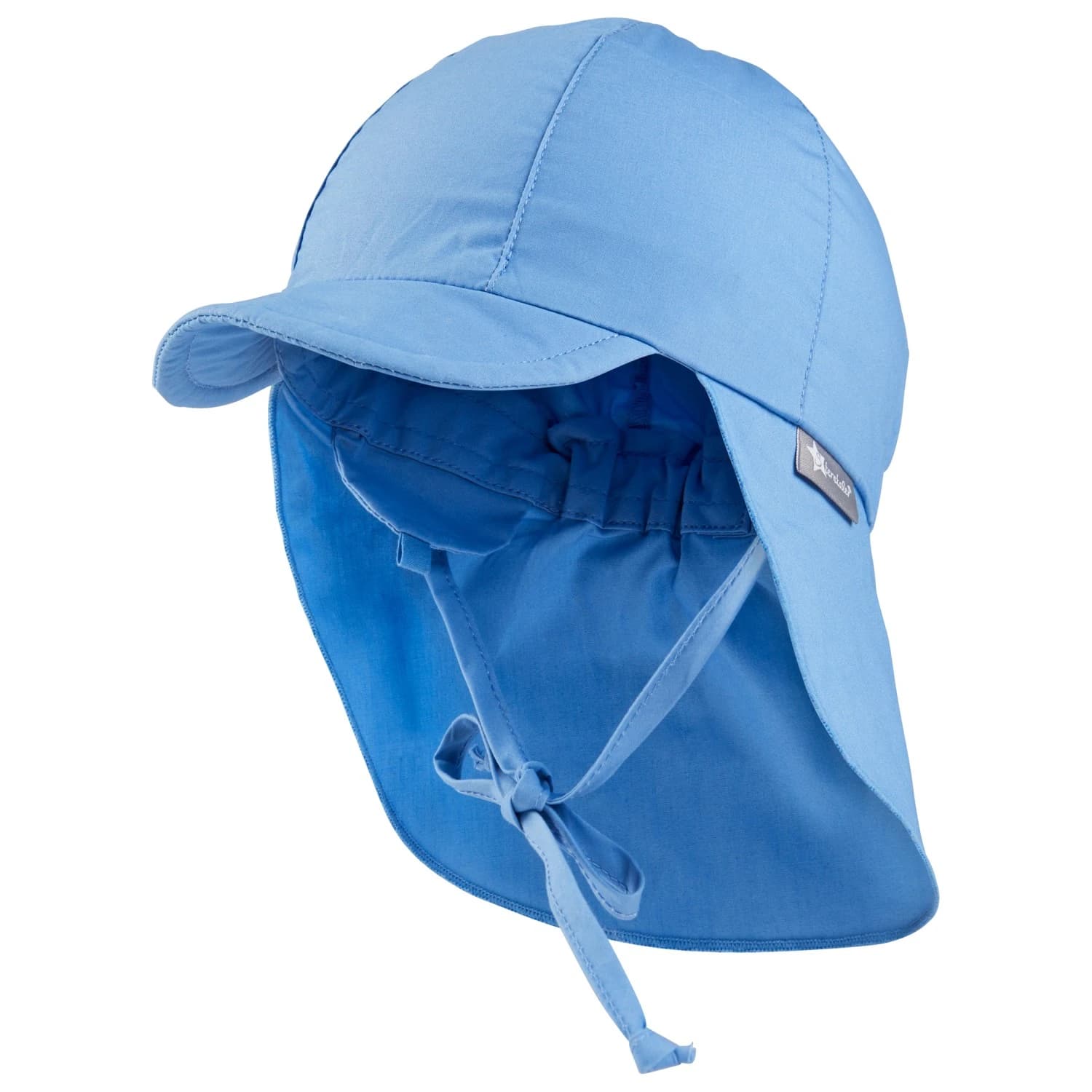 Детска шапка с козирка Sterntaler Kids' Peaked Cap with Neck Flap Cap - Samtblau